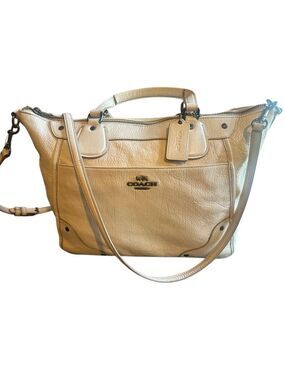 Coach Mickie Satchel in Caviar Grain Leather in GUC 2 hang tags